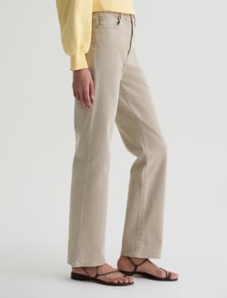 Brinley Jean Sulfur Light Taupe Mid-Rise Straight WOMENS BOTTOMS Photo 5