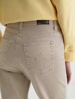 Brinley Jean Sulfur Light Taupe Mid-Rise Straight WOMENS BOTTOMS Photo 7