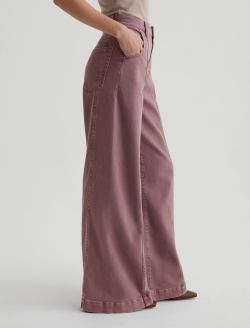 Jenna Sulfur Dusty Mauve High-Rise Wide Leg WOMENS BOTTOMS Photo 5