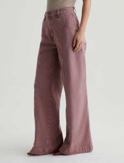 Jenna Sulfur Dusty Mauve High-Rise Wide Leg WOMENS BOTTOMS Photo 6