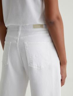 Hattie Crop Gallery White High-Rise Barrel WOMENS BOTTOMS Photo 7