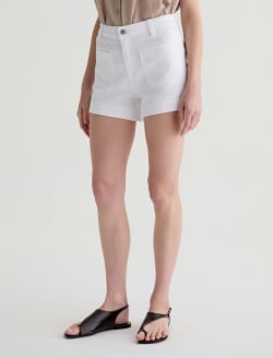 Daisy Short White Slim Trouser Short WOMENS BOTTOMS Photo 6