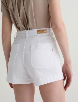 Daisy Short White Slim Trouser Short WOMENS BOTTOMS Photo 7