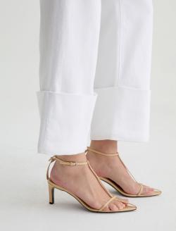 Saige Wide Leg Crop Jean White Mid-Rise Fit WOMENS BOTTOMS Photo 6