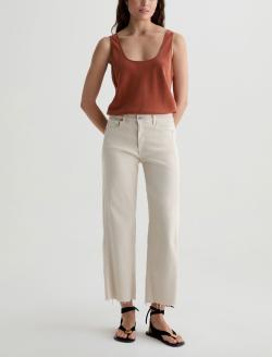 Saige Wide Leg Crop  Panel Jean Opal Stone Mid-Rise Wide Leg WOMENS BOTTOMS Photo 2