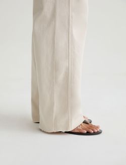 Saige Wide Leg Crop With Panel Opal Stone Mid-Rise Paneled Fit WOMENS BOTTOMS Photo 12