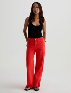 Saige Wide Leg Crop With Panel Tabasco Mid-Rise Fit WOMENS BOTTOMS Photo 9
