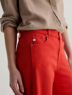 Saige Wide Leg Crop With Panel Tabasco Mid-Rise Fit WOMENS BOTTOMS Photo 4