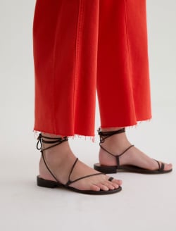 Saige Wide Leg Crop With Panel Tabasco Mid-Rise Fit WOMENS BOTTOMS Photo 6