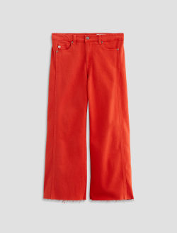 Saige Wide Leg Crop With Panel Tabasco Mid-Rise Fit WOMENS BOTTOMS Photo 1