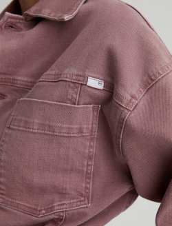 Nora Jacket Sulfur Dusty Mauve Belted Jacket WOMENS TOPS Photo 6