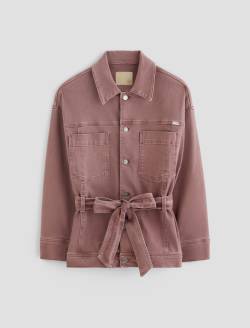 Nora Jacket Sulfur Dusty Mauve Belted Jacket WOMENS TOPS Photo 1