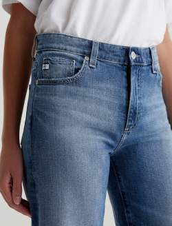 パンツ  JEANS Woman Pants Beige DW0DW20350 ACG Women Saige Wide Leg Crop Sulfur Dusty Mauve at AG Jeans