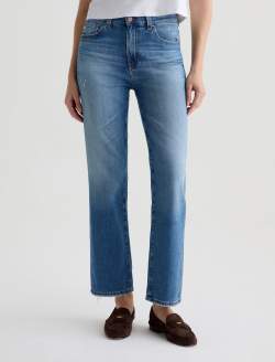 Brinley 16 Years Soaring AG-ed™ Mid-Rise Straight Denim WOMENS BOTTOMS Photo 3