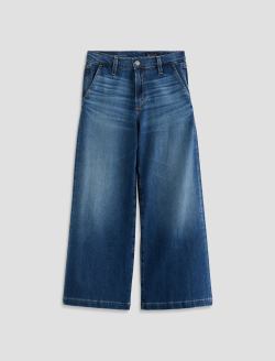 Stella Ankle Indigo Shade Mid-Rise Palazzo Ankle WOMENS BOTTOMS Photo 1