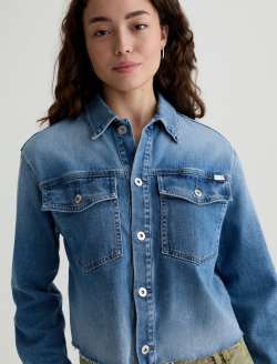Valleta Jacket Abyss Utility Shirt Jacket WOMENS TOPS Photo 3