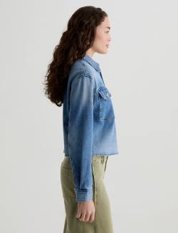 Valleta Jacket Abyss Utility Shirt Jacket WOMENS TOPS Photo 4