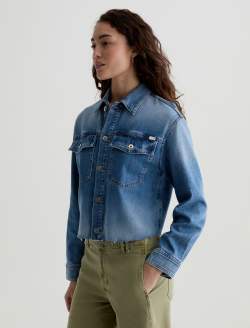 Valleta Jacket Abyss Utility Shirt Jacket WOMENS TOPS Photo 7