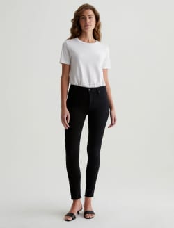 Farrah Skinny Ankle Black Ink Mid-Rise Skinny Ankle WOMENS BOTTOMS Photo 1