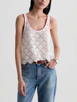 Women Bianca Tank Powder at AG Jeans Official Store
