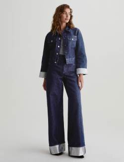 Isa Jacket Glimmer Cropped Trucker Jacket WOMENS TOPS Photo 5