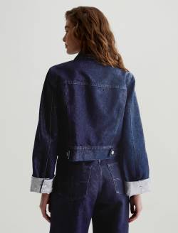 Isa Jacket Glimmer Cropped Trucker Jacket WOMENS TOPS Photo 8