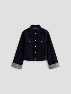 Isa Jacket Glimmer Cropped Trucker Jacket WOMENS TOPS Photo 1