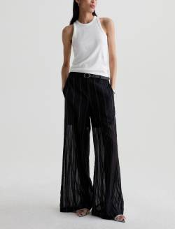 Anna Trouser Day To Night Sheer Silk Wide Leg Pants WOMENS BOTTOMS Photo 2