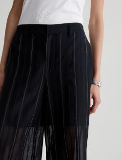 Anna Trouser Day To Night Sheer Silk Wide Leg Pants WOMENS BOTTOMS Photo 4