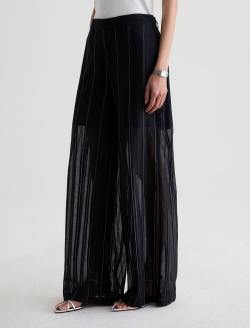 Anna Trouser Day To Night Sheer Silk Wide Leg Pants WOMENS BOTTOMS Photo 6