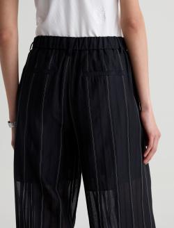 Anna Trouser Day To Night Sheer Silk Wide Leg Pants WOMENS BOTTOMS Photo 7