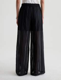 Anna Trouser Day To Night Sheer Silk Wide Leg Pants WOMENS BOTTOMS Photo 8