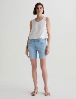 Ex-Boyfriend Short Allusion Destructed Mid-Rise Bermuda WOMENS BOTTOMS Photo 1