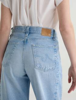 Hattie Allusion Destructed High-Rise Barrel WOMENS BOTTOMS Photo 7