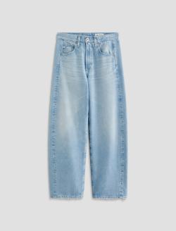 Hattie Allusion Destructed High-Rise Barrel WOMENS BOTTOMS Photo 1