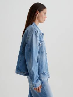 Ramie Jacket Siren Oversized Trucker Jacket WOMENS TOPS Photo 4
