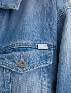 Ramie Jacket Siren Oversized Trucker Jacket WOMENS TOPS Photo 6