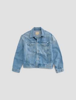 Ramie Jacket Siren Oversized Trucker Jacket WOMENS TOPS Photo 1