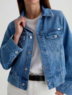 Isa Jacket Flashback Cropped Trucker Jacket WOMENS TOPS Photo 3