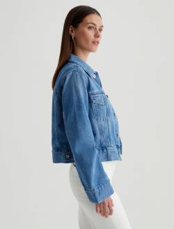 Isa Jacket Flashback Cropped Trucker Jacket WOMENS TOPS Photo 4