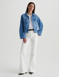 Isa Jacket Flashback Cropped Trucker Jacket WOMENS TOPS Photo 5
