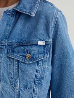 Isa Jacket Flashback Cropped Trucker Jacket WOMENS TOPS Photo 6
