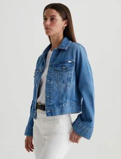 Isa Jacket Flashback Cropped Trucker Jacket WOMENS TOPS Photo 7