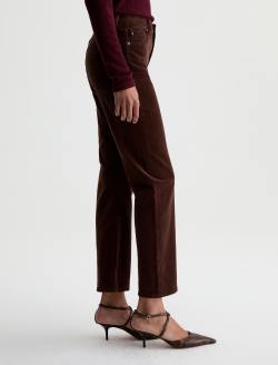 Brinley Corduroy Pant Wood Brown Mid-Rise Straight WOMENS BOTTOMS Photo 5