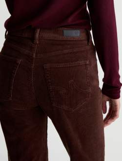 Brinley Corduroy Pant Wood Brown Mid-Rise Straight WOMENS BOTTOMS Photo 7