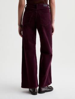 Saige Wide Leg Corduroy Pant Jazz Berry Mid-Rise Fit WOMENS BOTTOMS Photo 8