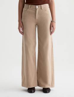 Saige Wide Leg Corduroy Pant Studio Tan Mid-Rise Fit WOMENS BOTTOMS Photo 3