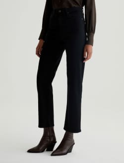 Rian Sulfur Black High-Rise Straight WOMENS BOTTOMS Photo 5