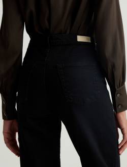 Rian Sulfur Black High-Rise Straight WOMENS BOTTOMS Photo 7