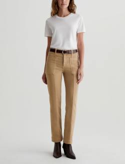 Lila Sandstone Mist Mid-Rise Utility Straight WOMENS BOTTOMS Photo 2